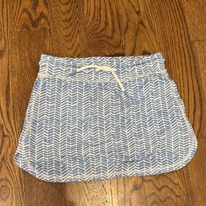 Vineyard Vines Blue and White Skort size 5/6